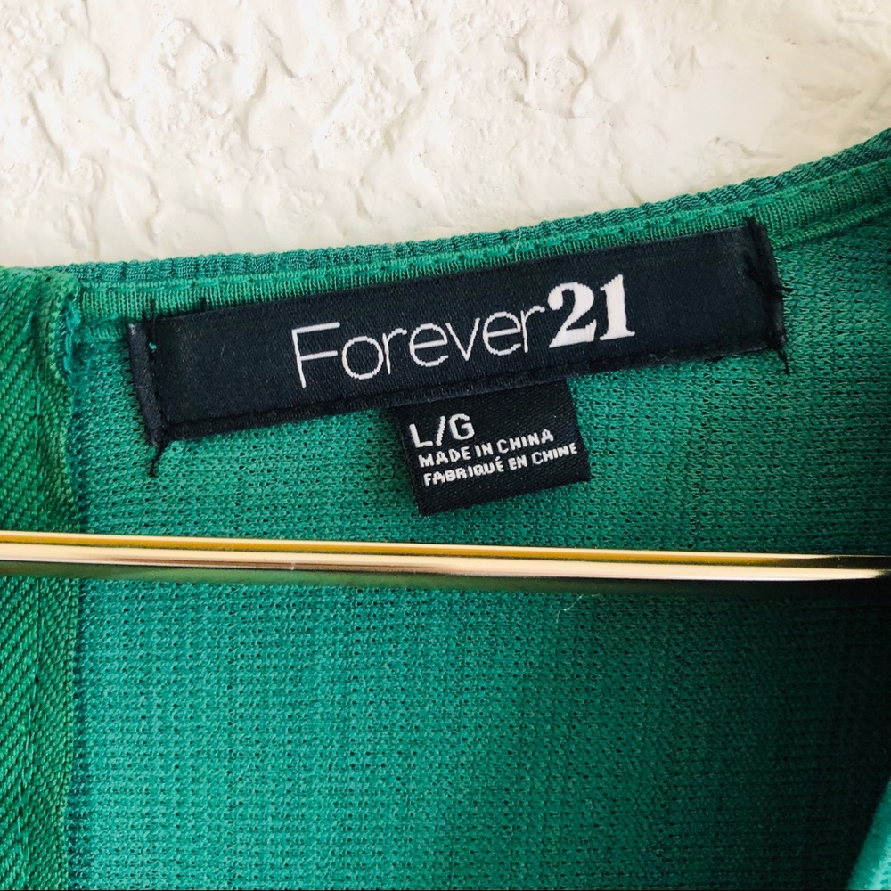 Forever 21 Emerald Green Cocktail Dress π - Picture 3 of 6